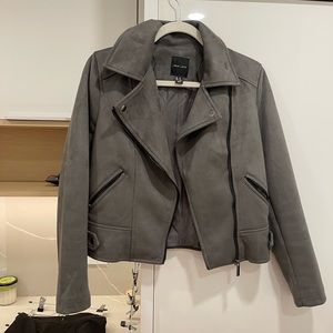 Grey suede jacket
